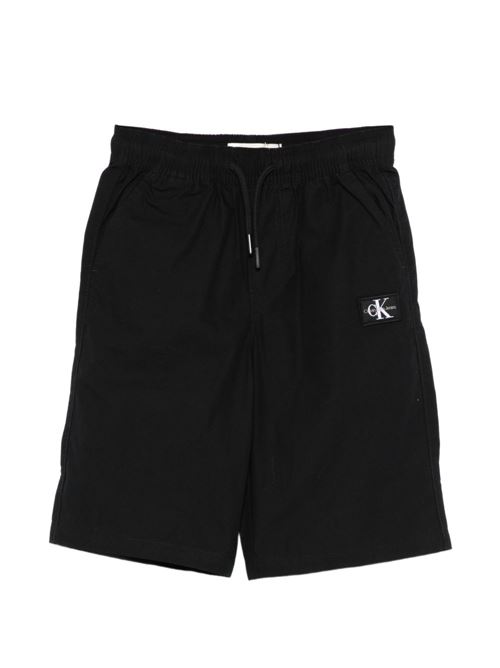 Bermuda bambino Calvin Klein nero Calvin Klein Kids | LVCKSJC79BEH